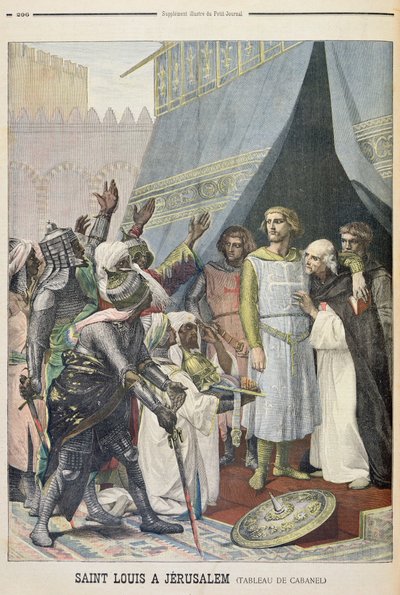 St. Louis in Jerusalem, Illustration aus der illustrierten Beilage von Le Petit Journal, 11. September 1898 von Alexandre Cabanel